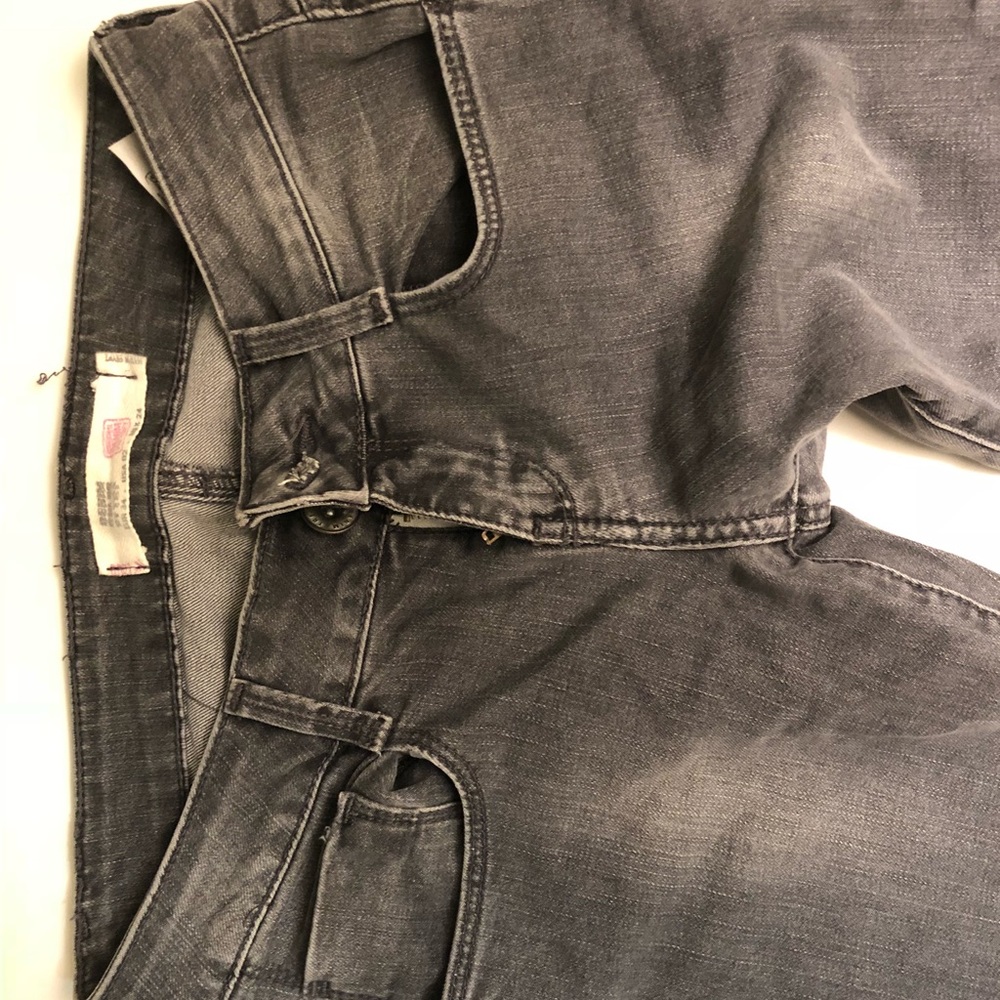 Grey denim street-style tight jeans - Picture 2 of 8